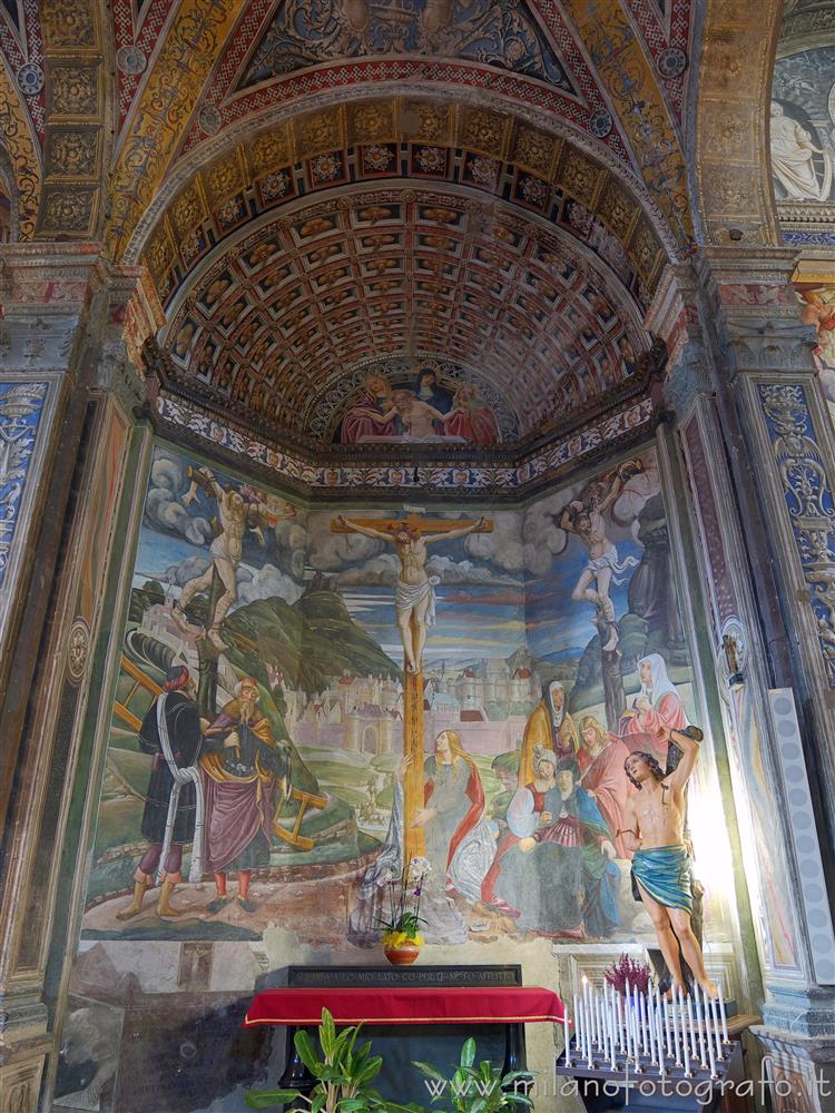 Biella (Italy) - Chapel of the Crucifixion in the Basilica of San Sebastiano